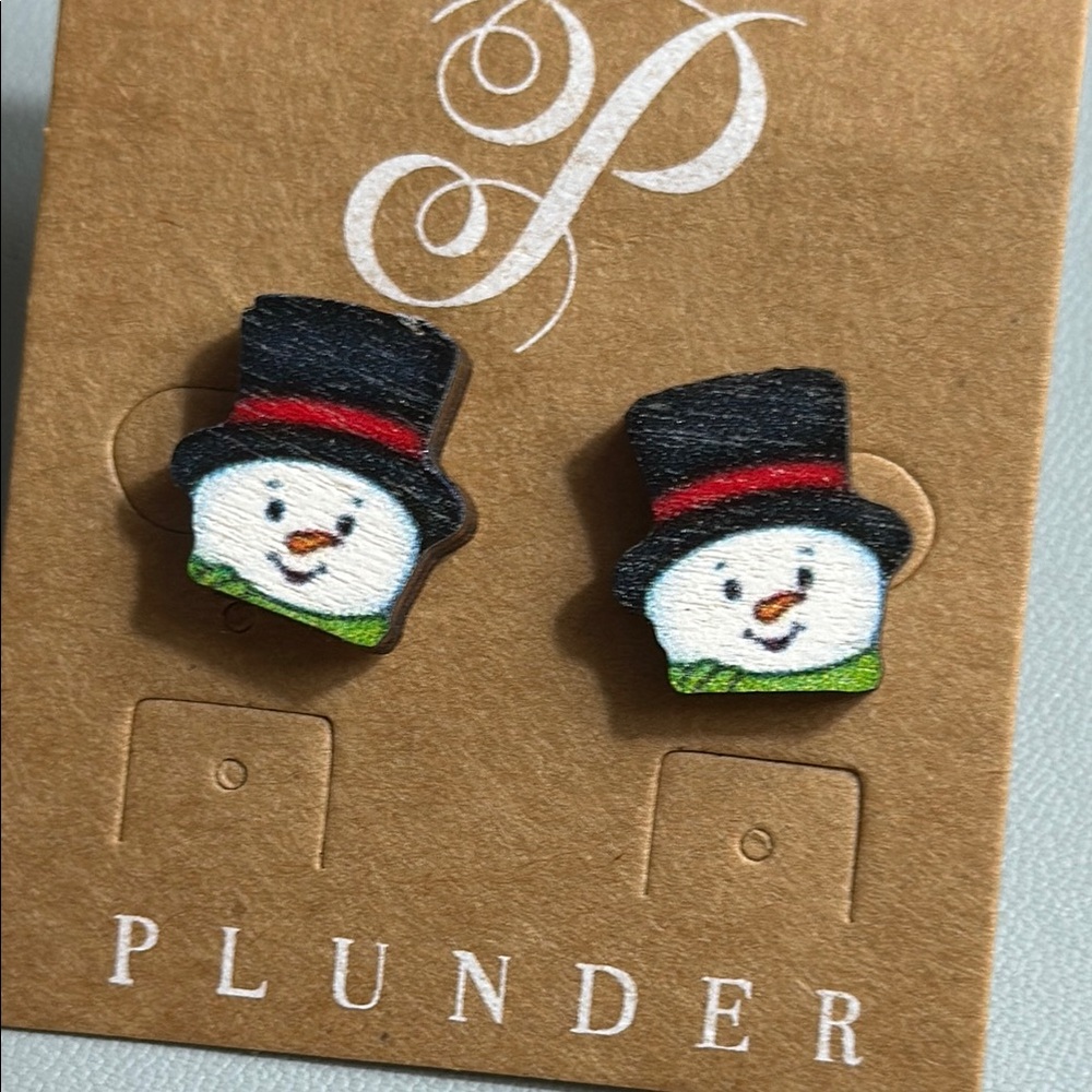 Plunder Black and White Jewelry Earrings